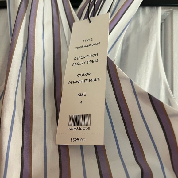 VERONICA BEARD • RADLEY STRIPED MAXI DRESS • NWT - Picture 7 of 8